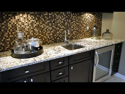 Before and After - Herndon Wet Bar and Bathroom Remodel -  Northern Virginia Remodeling