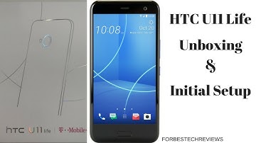 HTC U11 Life Unxboxing & Initial Setup