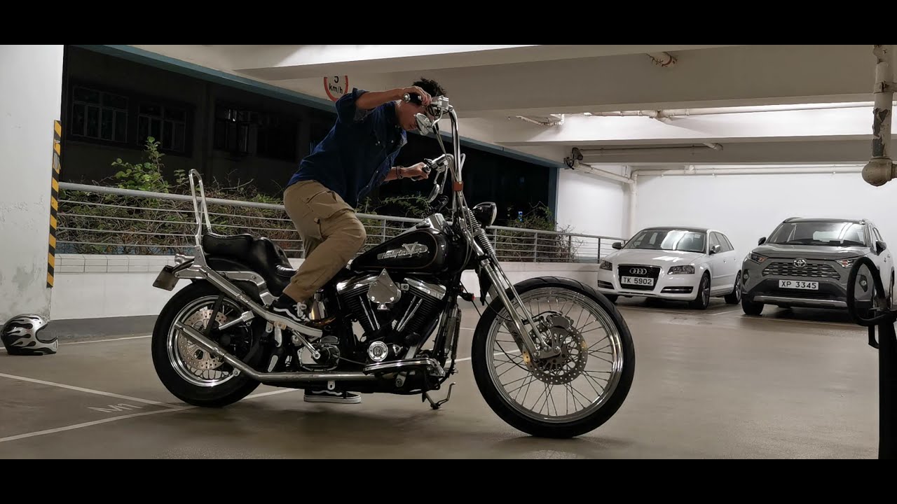 Kick start evolution Harley davidson 1990 softail springer evo