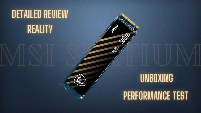 MSI Spatium M390 PCIe 3.0 SSD Review