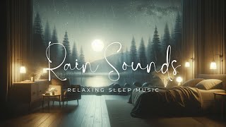 リラックスする睡眠音楽 - ソフトな雨の音で眠る - 雨の中でピアノ音楽