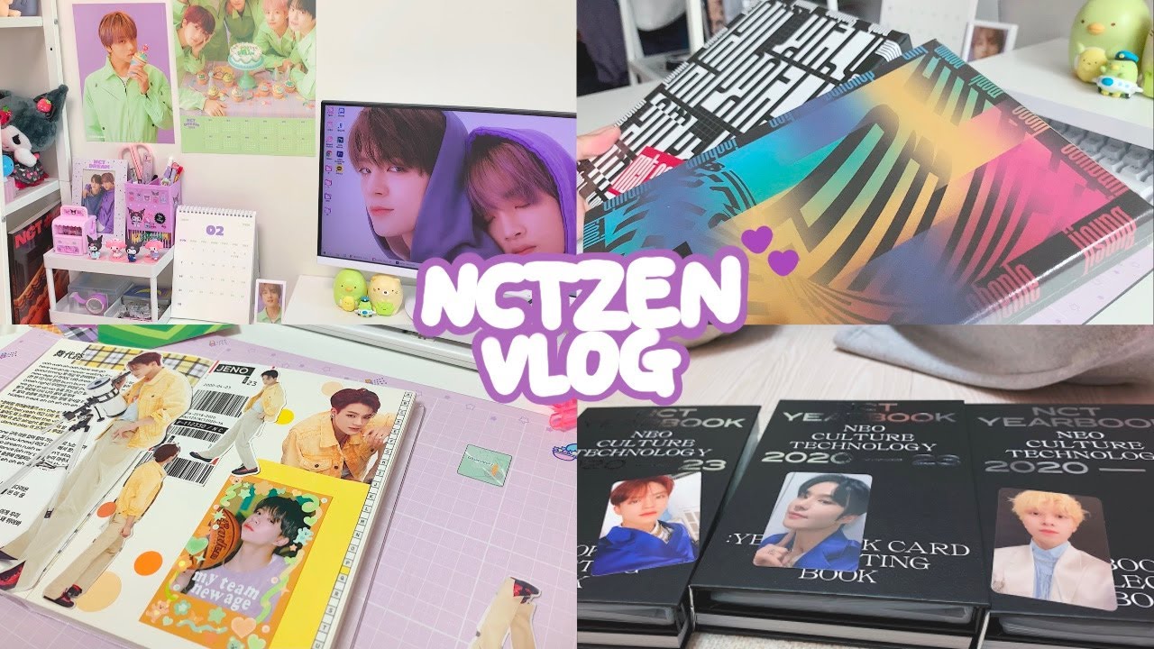 택배뜯고 방 꾸미는 덕질 브이로그 | 시즈니 브이로그 • NCT2020, NCT2018 앨범 언박싱 • 이어북 콜렉트북 언박싱