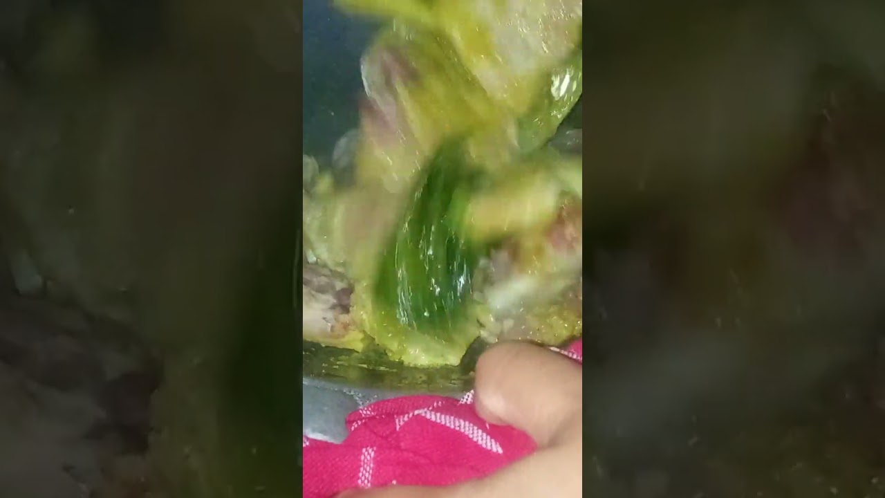 resep ayam dan jeroan bumbu kunyit,bumbunya meresap sampai ke dalam.