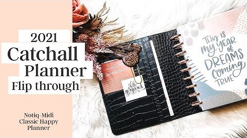 How I setup my 2021 Classic Catchall Planner Flip Through|Plan Her way to Fit