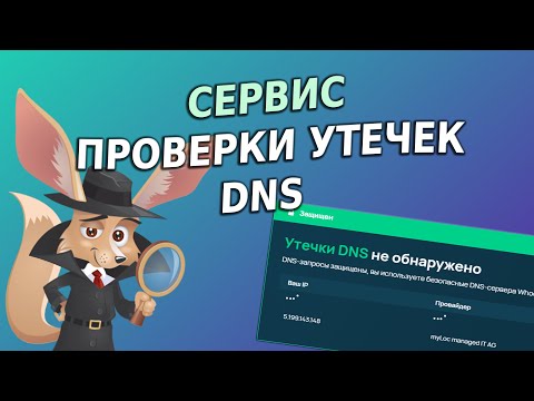 Сервис проверки утечек DNS