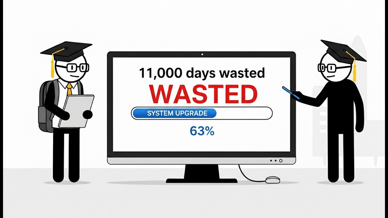 you WASTED 11,000 days. Stop WASTING NOW!!!!