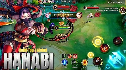 HANABI NEW BEST DAMAGE BUILD 2025!🔥 (must try) BUILD TOP 1 GLOBAL HANABI MLBB