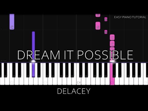 Delacey - Dream It Possible (Easy Piano Tutorial)
