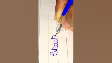 Ganesh ji name Comment your name #cursive #shortsfeed2023 #calligraphy #handwritten #calligrahy