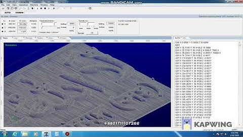 Artcam & Ncstudio Design Simulation