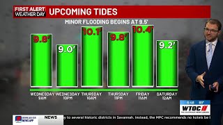 Tides increase through Friday, cooler air ahead screenshot 5