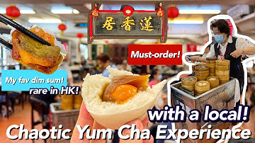 上環蓮香居 ｜懷舊點心￼￼￼｜必食蓮蓉包｜A Tradition and Very Chaotic Yum Cha Experience in Hong Kong ｜Lin Heung Kui