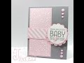 Saturdays with Stampin Up! Baby Shower Invitation Part 3 Saturdays with Stampin Up! Baby Shower Invitation Part 3