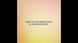 How to Add Beneficiaries & Transfer Money Through Emirates NBD Mobile Banking Application screenshot 5