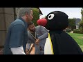 Michael defends franklin from pingus noot noot