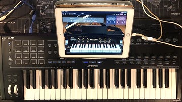 KORG Module Pro - Let’s Play The Synthogy Ivory Grand - Live iPad Demo