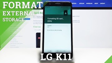 How to Format SD Card in LG K11 - Erase External Storage