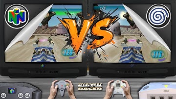 Star Wars: Episode 1 Racer 🎮 Nintendo 64 vs Sega Dreamcast | Side-by-Side Comparison