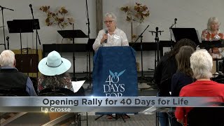 40 Days for Life kicks off anti-abortion campaign in La Crosse