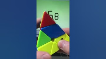 Pyraminx Rubik’s Cube Solved In 7 Seconds!
