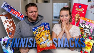 TRYING FINNISH CANDY, CHIPS AND SODAS!