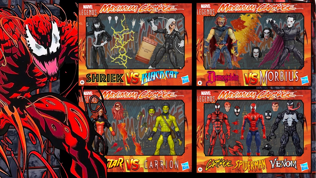 Marvel Legends: Maximum Carnage. The Toys, The Game, The Story