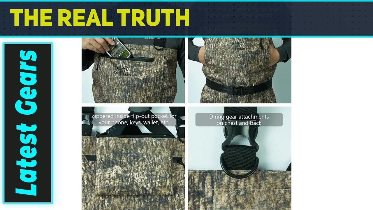 BASSDASH Camo Waders: Unbeatable Comfort & Durability for Any Adventure!