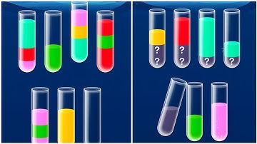 Water Sort Puzzle Walkthrough , ios Gameplay Simulator Think Brain Android Games