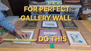 How to Hang a Gallery Wall (Step 2) | Placing Your Frames Using the Template Method
