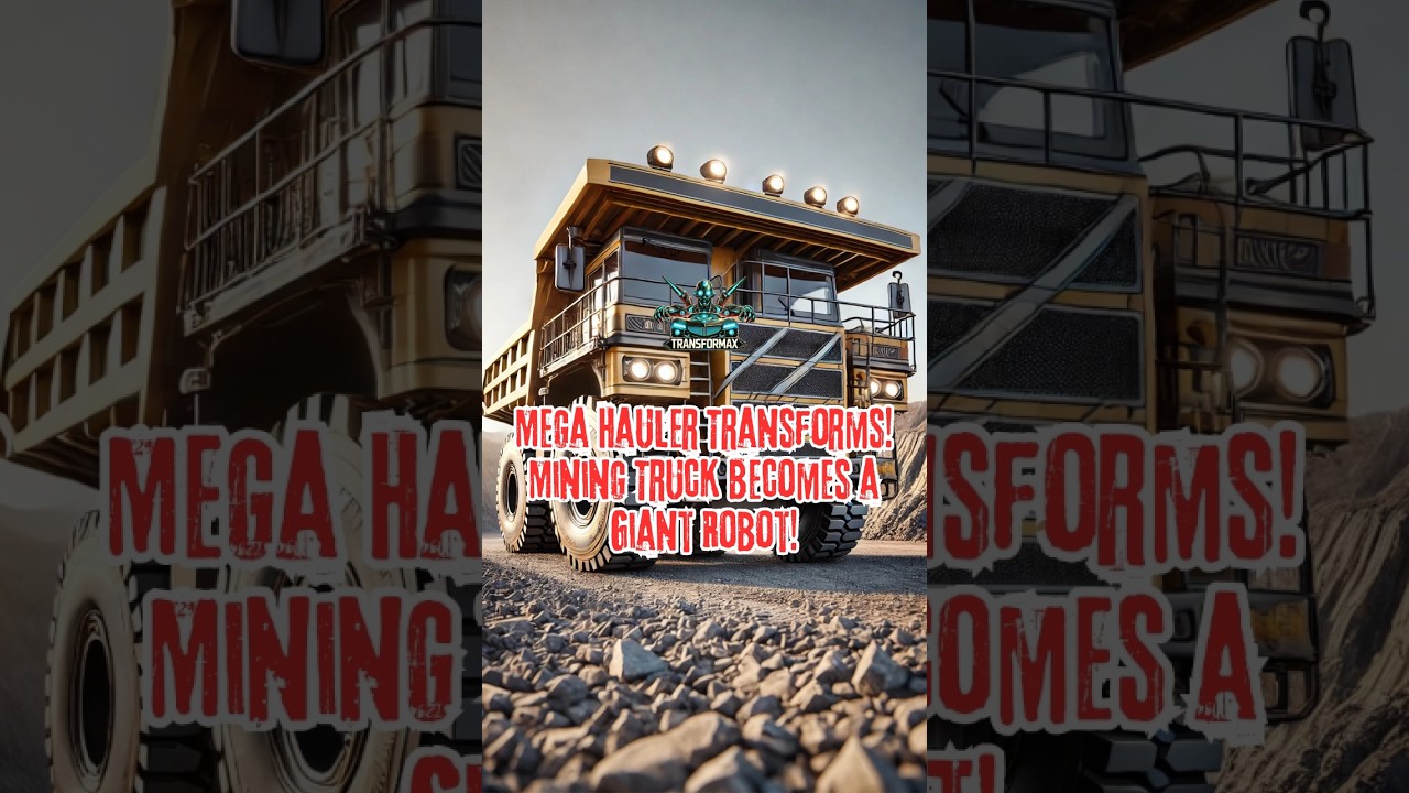 Mega Hauler Transforms! Mining Truck Becomes a Giant Robot! 🚜🤖🔥 