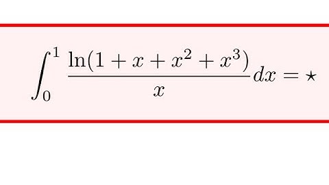 Logarithmic integral