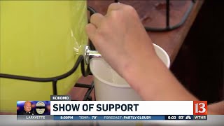 Boy's lemonade stand raises funds for fallen officer