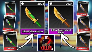 How to Get a Gilded Slime Slycer and Gilded Powerwheel Slycers - Survive the Killer