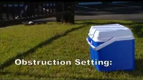 Section 10: Setting the Obstruction Setting