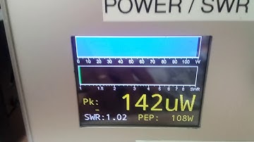 Power / SWR (TF3LJ) shows permanent reading