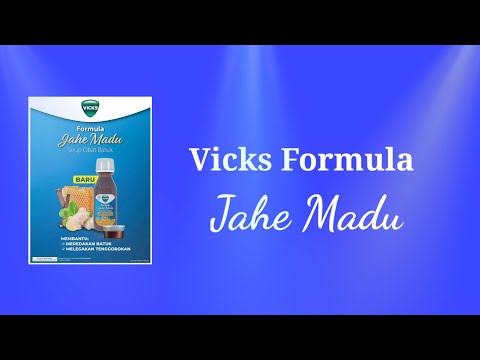 OBAT BATUK PELEGA TENGGOROKAN, Vicks formula jahe dan madu