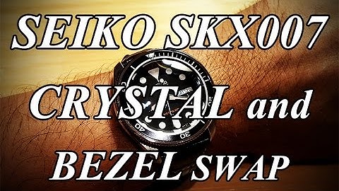 Seiko SKX007 Mods - AR Coated Double Dome Sapphire Crystal, Coin Edge Bezel, New Bezel Insert