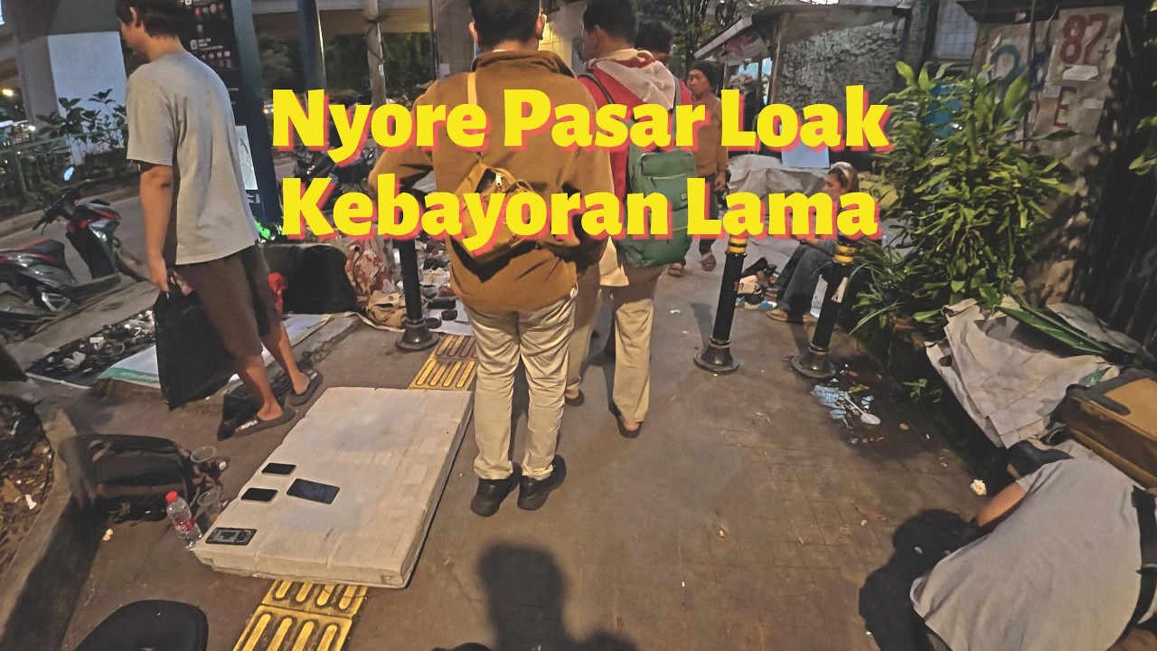 Nyore Pasar Loak lagi Kebayoran Lama