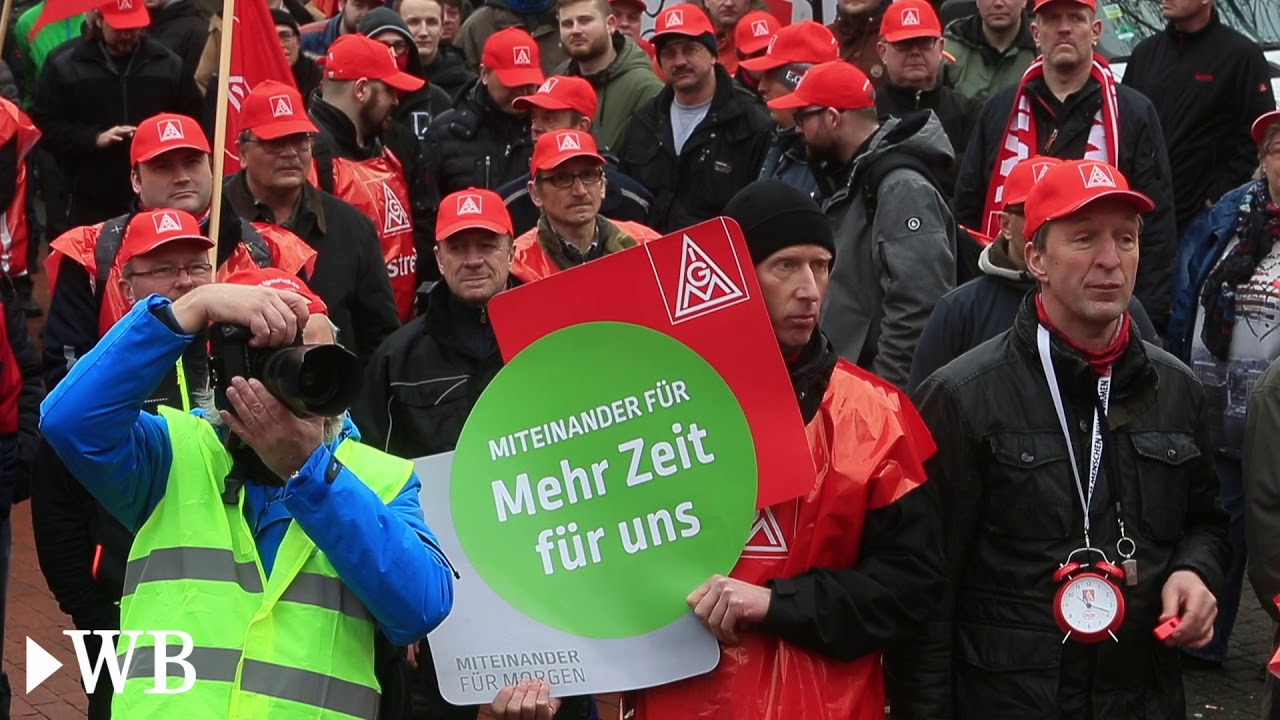 Demo der IG-Metall in Paderborn - YouTube