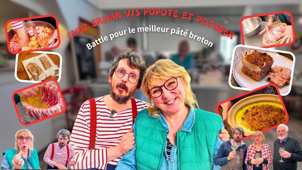 BATTLE POUR LE MEILLEUR PÂTÉ BRETON CHEZ ERWAN  V/S POPOTE ET POTAGER 😂