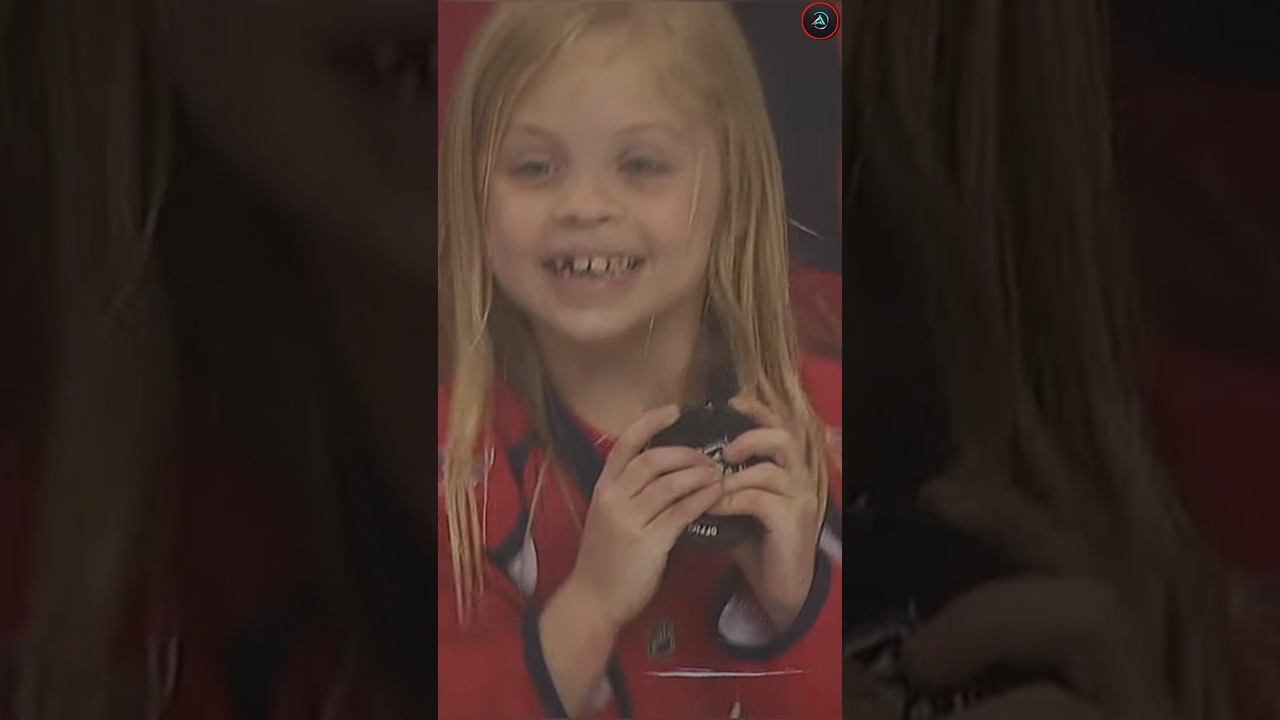 Her Dad Broke Her Heart… Then Her Favorite Player Did Something Special! 🏒❤️ #shorts #viralvideo