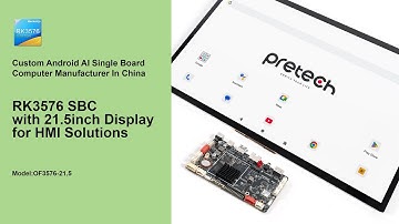 RK3576 SBC H3576 Assembly with Open Frame Display and TouchScreen for Embedded Industry Applications