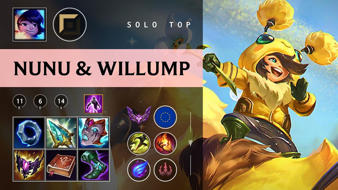 Nunu & Willump Top vs Garen - EUW Master Patch 26.03