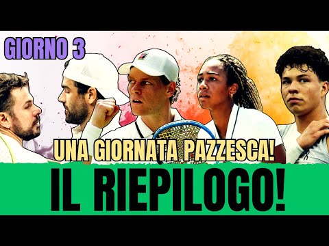 Video UNALTRA GIORNATA FOLLE A WIMBLEDON! BERRETTINI CON UN CUORE ENORME! CLAMOROSO: SHELTON OUT