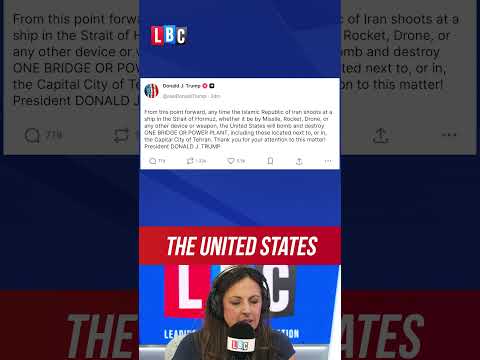 Video Trump threatens to bomb civilian infrastructure | LBC