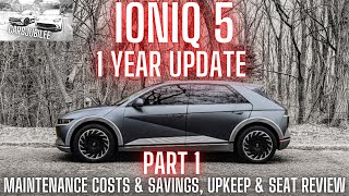 ONE YEAR UPDATE With My Ioniq 5 - Part 1 (Maintenance, Upkeep, Seat Comfort & Savings) by CarsJubilee 29,395 views 1 year ago 13 minutes, 44 seconds