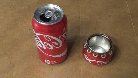 DIY: Home made Alcohol stove from a single aluminum coke can