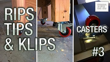 RTK #3:  CASTERS FOR WORKBENCH