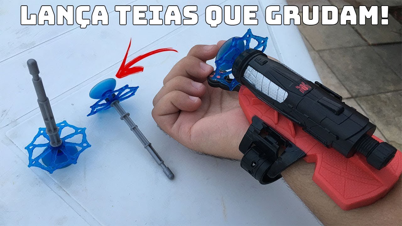 O BRINQUEDO QUE LANÇA TEIAS QUE GRUDAM!