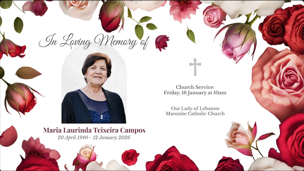 In Loving Memory of Maria Laurinda Teixeira Campos